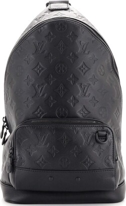Louis Vuitton 2019 Pre-owned Monogram Shadow Chalk Backpack - Black