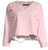 Thumbnail for your product : Generation Love Sharyn Distressed Sweatshirt