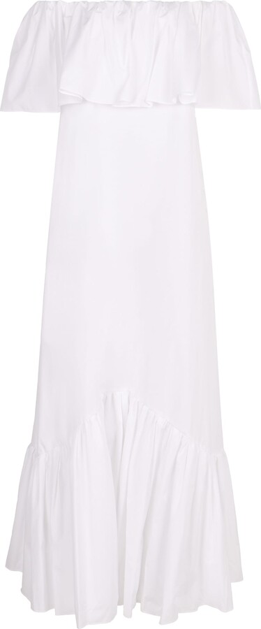 Studio Max Mara Petali Poplin Maxi Dress