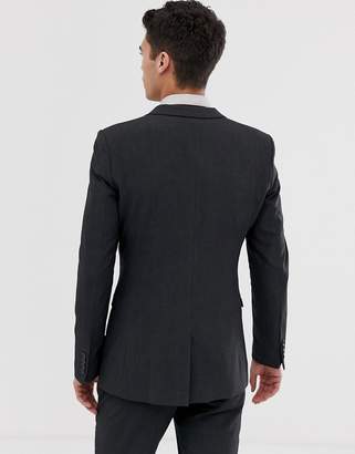 ASOS Design Super Skinny Fit Suit Jacket In Charcoal