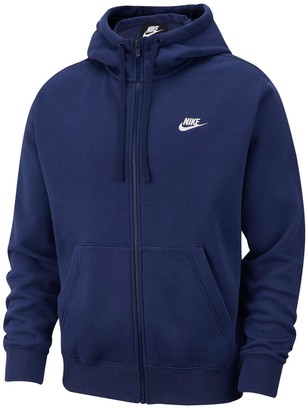 blue navy nike hoodie