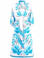 Thumbnail for your product : Yuliya Magdych Floral-Print Flared Dress