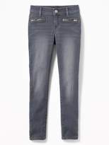 Thumbnail for your product : Old Navy Zip-Pocket Gray-Wash Ballerina Jeggings for Girls