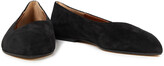 Thumbnail for your product : ATP ATELIER Dafne Suede Point-toe Flats