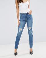 Thumbnail for your product : Ichi Distressed Skinny Jeans