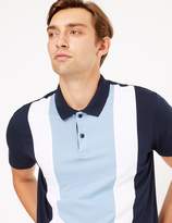 Thumbnail for your product : Marks and Spencer Pure Cotton Colour Block Polo Shirt