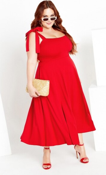Red Tango Dress With a High Slit. One Shoulder Dance Dress. One Sleeve Dress  -  Israel