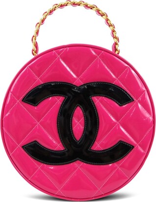 Chanel Pre Owned 1995 Chevron Flap two-way bag - ShopStyle
