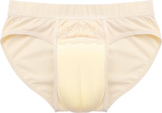Cheap Men's Shaping Briefs Underwear Hiding Gaff Panties Cotton