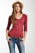 Thumbnail for your product : Silver Jeans 3/4 Sleeve Raglan V-Neck Tee