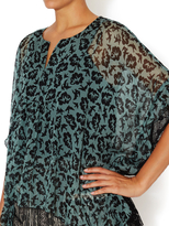 Thumbnail for your product : Anna Sui Doves Print Silk Chiffon Top