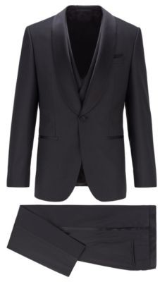 hugo boss tuxedo shirt slim fit