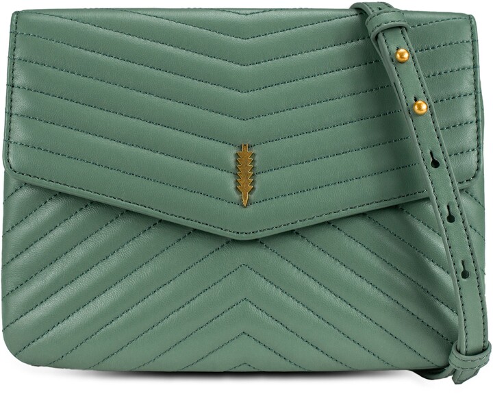 THACKER Jenna Quilted Leather Crossbody Bag ShopStyle