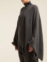Thumbnail for your product : Givenchy High Neck Cashmere Sweater - Womens - Dark Grey