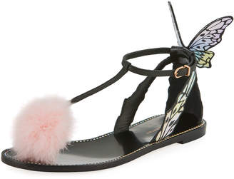 Sophia Webster Talulah Butterfly Wing Flat Sandal