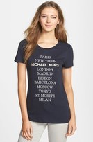 Thumbnail for your product : MICHAEL Michael Kors 'Cities' Logo Graphic Cotton Tee (Regular & Petite)