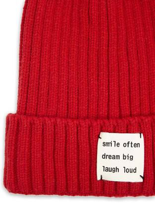Forever 21 Dream Big Ribbed Knit Beanie