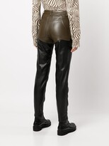 Thumbnail for your product : Eckhaus Latta Skinny Two-Tone Trousers