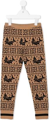 Gucci Kids graphic print trousers