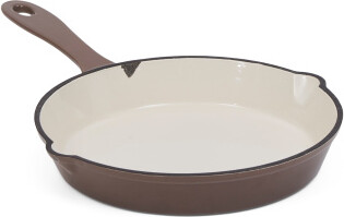 8in Cast Iron Enamel Fry Pan