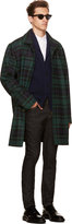 Thumbnail for your product : Burberry Navy Cashmere Wool Shawl Collar Cardigan