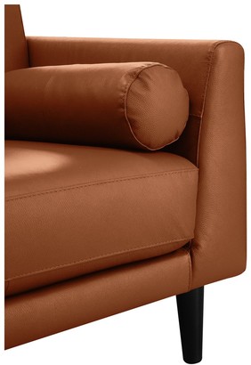 Argos Home Jackson Leather Cuddle Chair