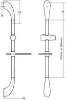 Thumbnail for your product : Triton Luxury 5 Position Shower Kit - White