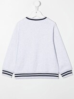 Thumbnail for your product : BRUNELLO CUCINELLI KIDS Embroidered-Slogan Crew-Neck Sweatshirt