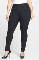Thumbnail for your product : CJ by Cookie Johnson 'Joy' Legging Style Stretch Jeans (Black) (Plus Size)