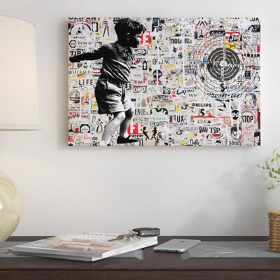 East Urban Home Target by DB Waterman - Wrapped Canvas Print