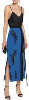 Thumbnail for your product : Roland Mouret Lace And Crepe Midi Skirt