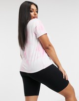 Thumbnail for your product : New Girl Order Curve oversized t-shirt in tie dye