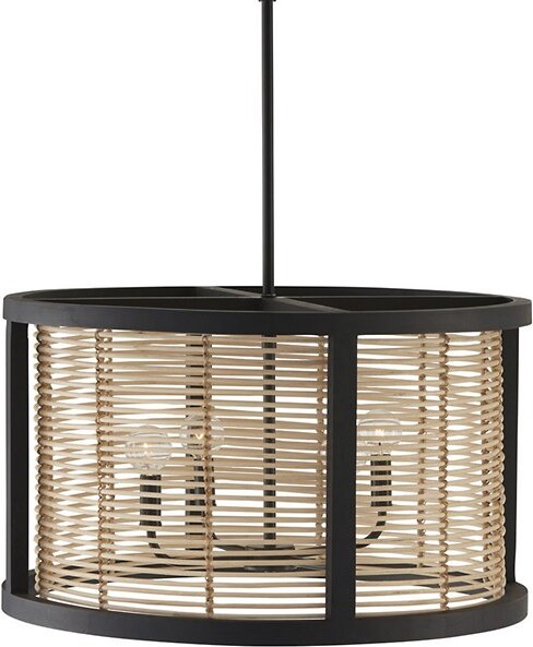 Capital Lighting Rico Pendant Light in Brown Size: 4 light