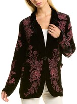 Thumbnail for your product : Johnny Was Workshop Vaiora Heavy Silk-Blend Blazer