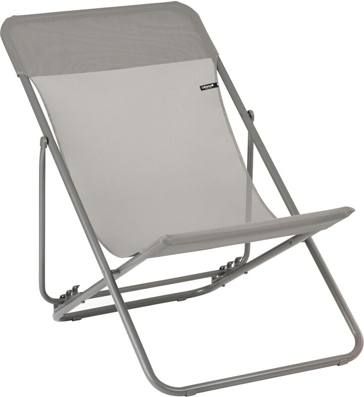 Lafuma Mobilier Lafuma Maxi Transat Colorblock Steel Mesh Ultra Compact