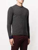 Thumbnail for your product : Sun 68 contrast hem fitted sweater