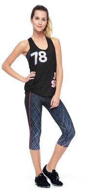 Juicy Couture Outlet - SPORT LASER SKIES KNOTTED TANK
