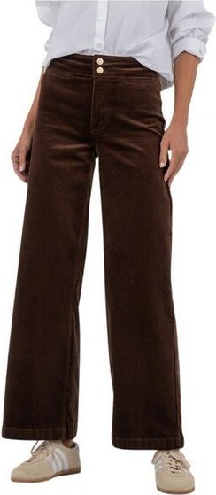 KUT from the Kloth Women's Meg Corduroy Pants 0 Fudge