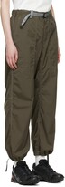 Thumbnail for your product : and wander Khaki Cotton Trousers