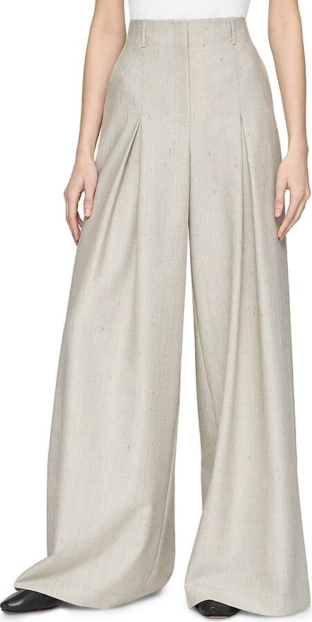 Lafayette 148 New York Warren Inverted Pleated Pants