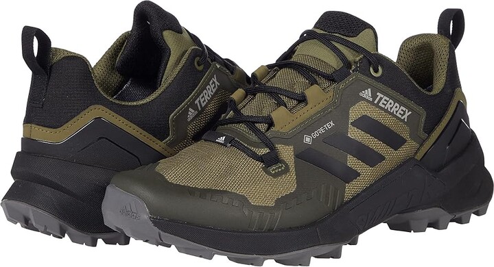 adidas Outdoor Terrex Swift R3 GORE-TEX(r) Hiking Shoes (Focus Olive/Core  Black/Grey Five) Men's Shoes - ShopStyle