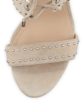 KENDALL + KYLIE Dawn Studded Strappy Sandal, Light Natural