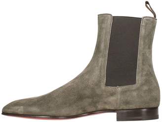 Christian Louboutin Beatles Grey Suede Boots