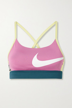 Nike Icon Clash Color-block Dri-fit Sports Bra - Pink