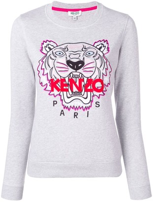 Kenzo tiger embroidered sweatshirt
