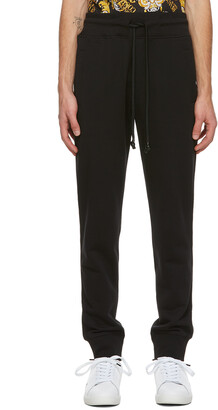 Versace Jeans Couture Black Pocket Logo Lounge Pants