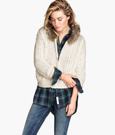 Thumbnail for your product : H&M Hooded Cardigan - Natural white - Ladies
