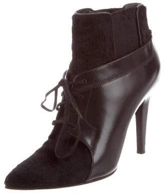 Alexander Wang Leather Pointed-Toe Boots