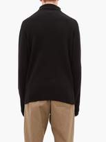 Thumbnail for your product : Margaret Howell Ribbed Roll-neck Merino-blend Sweater - Mens - Black