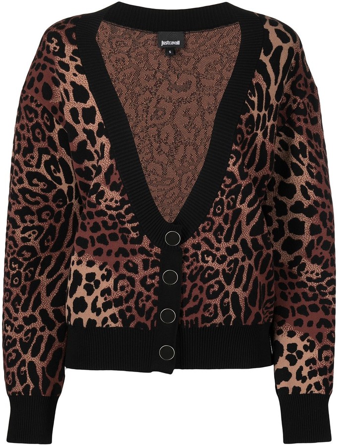 Brown Leopard Print Cardigan | Shop the world's largest collection 